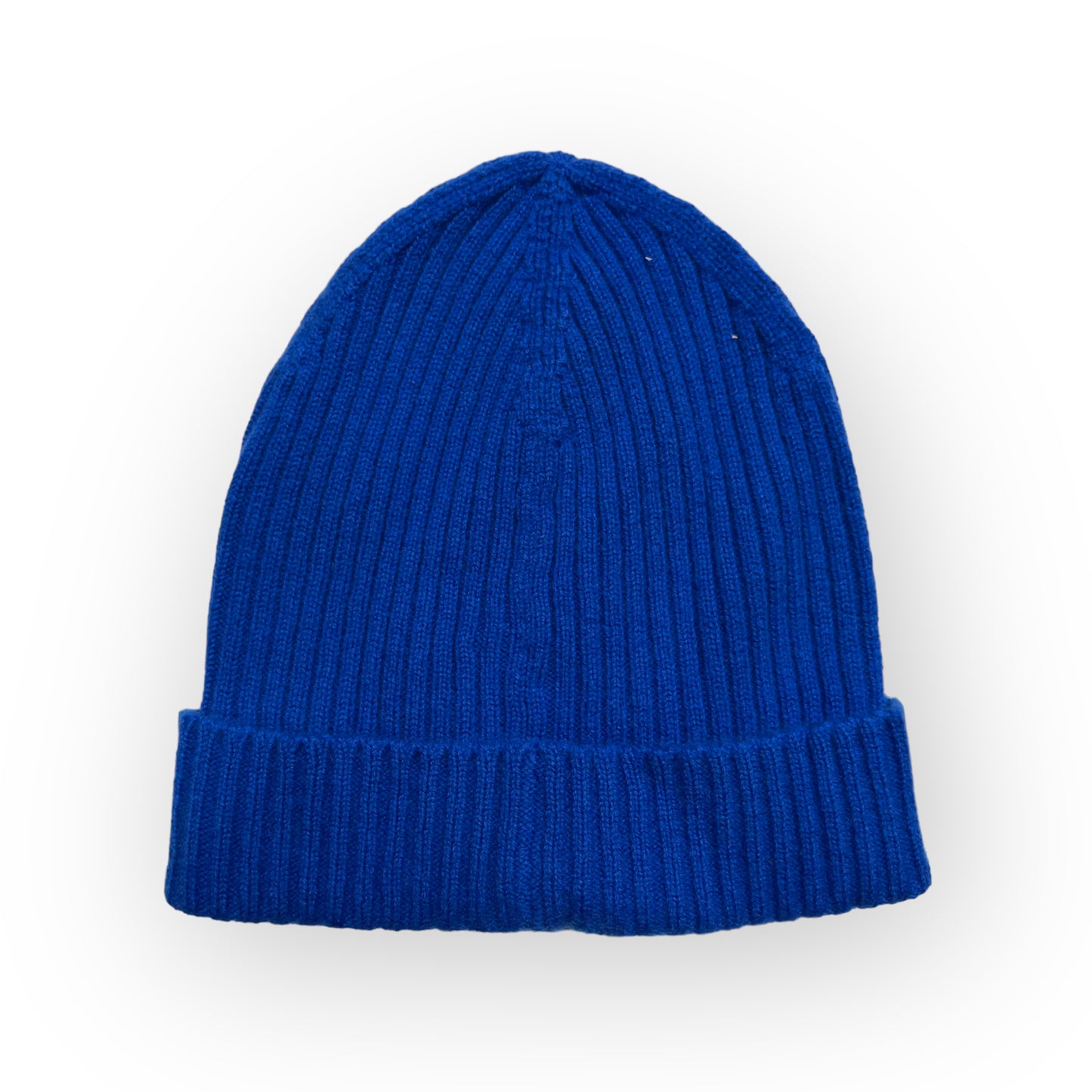 Lungomare Royal Blue Ribbed Cashmere Beanie