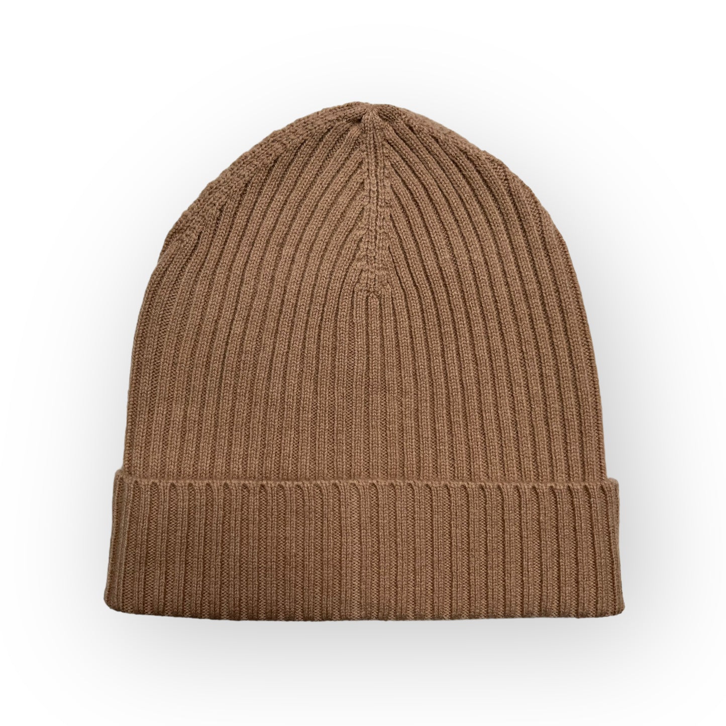 Lungomare Hazelnut Ribbed Cashmere Beanie