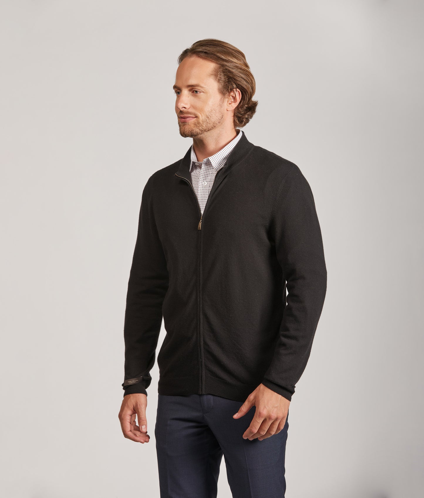 Classic Bomber in Vicuña Black