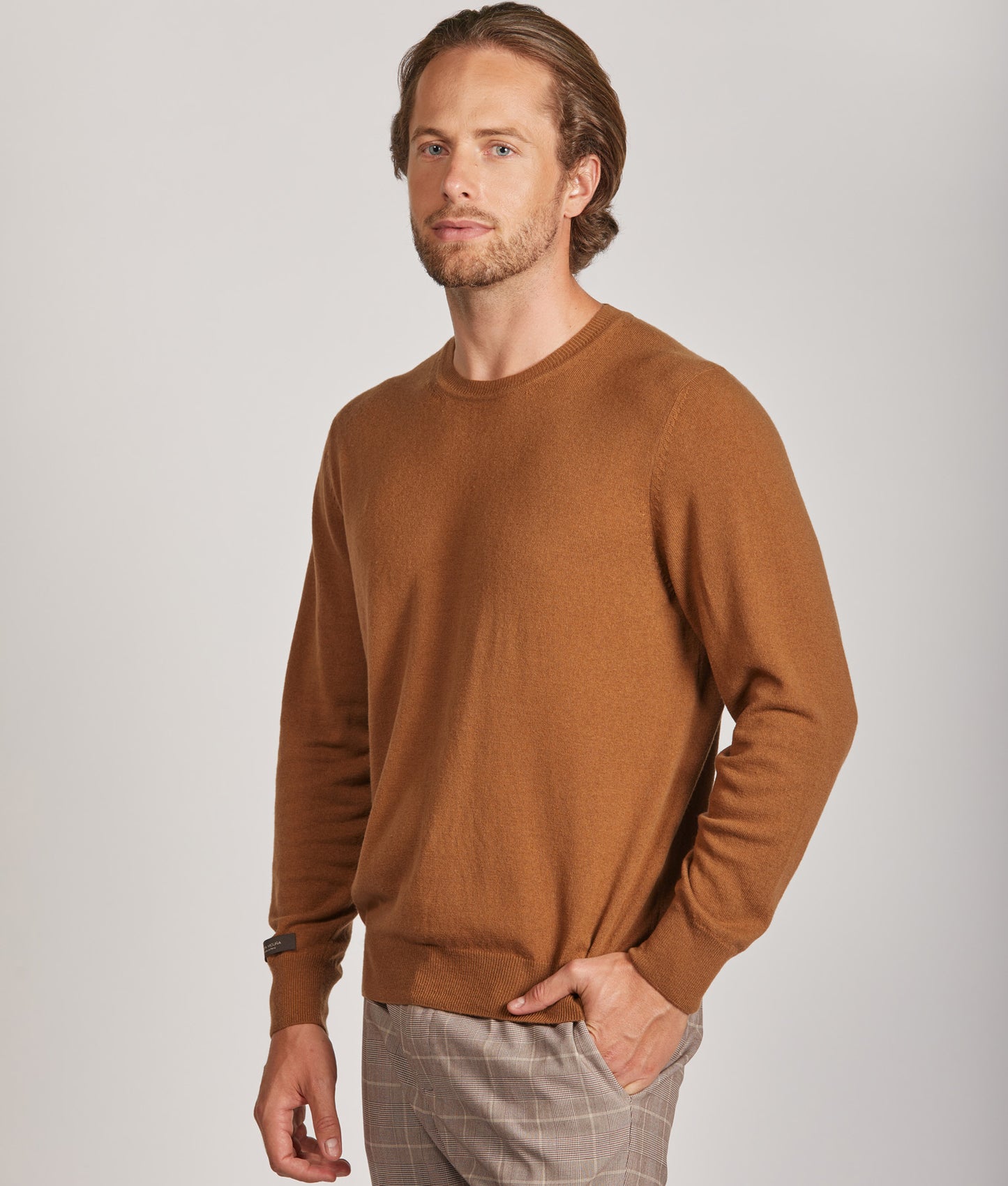 Classic Crewneck in Vicuña Natural