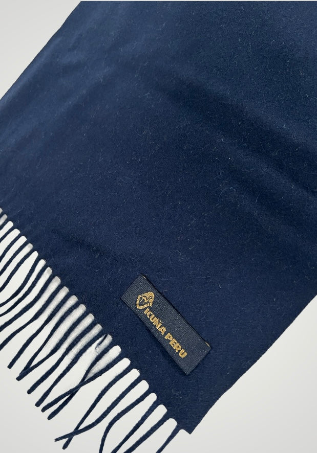 Scarf in Blue Vicuña