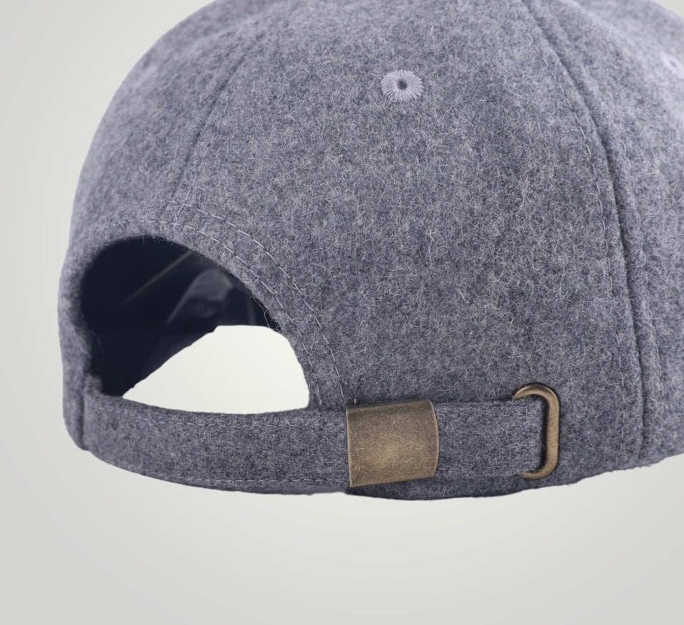 Manhattan Waterproof Wool Baseball Cap Light Gray