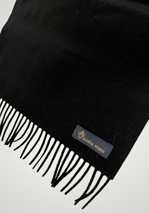 Scarf in Vicuña Black