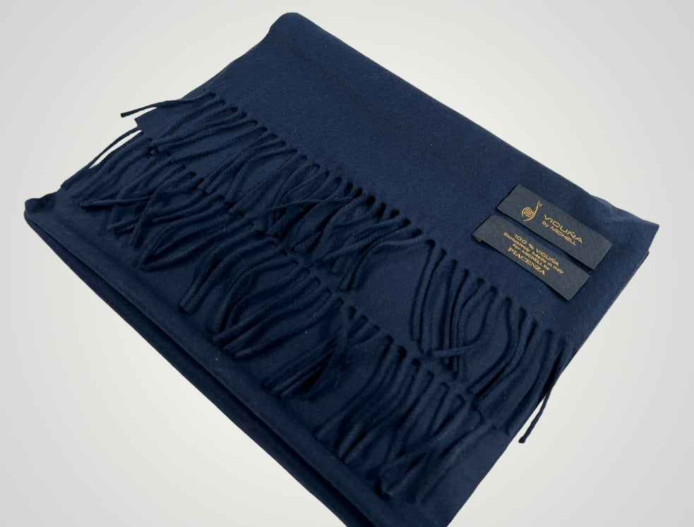 Scarf in Blue Vicuña