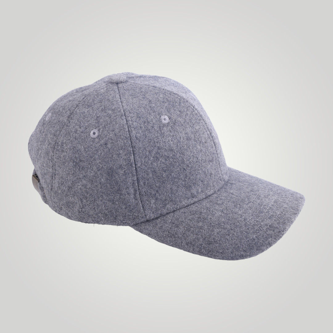 Manhattan Waterproof Wool Baseball Cap Light Gray