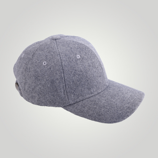 Manhattan Waterproof Wool Baseball Cap Light Gray